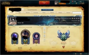 vendo conta diamante 5 com mais de 271 skins - League of Legends LOL