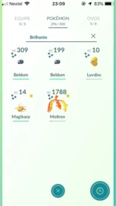 conta pokemon go lvl 24, poke sortudos e shinys - Pokémon