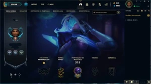 Conta League of Legends Nível 180 com 67 skins habilitadas LOL