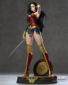 Wonder Woman STL 3d mulher maravilha - Outros