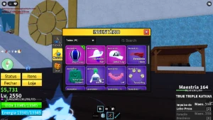 Conta com TTK, fruta mitica e rifle acido e bazuka - Roblox