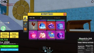 Conta com TTK, fruta mitica e rifle acido e bazuka - Roblox