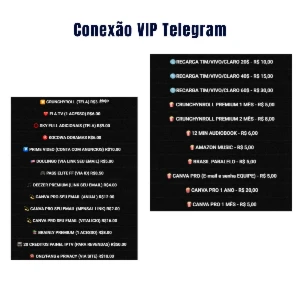 Lista VIP dos Bots, Fornecedores Streaming - Assinaturas e Premium