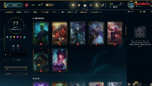 Conta league of legends (lol), full champs, 77 skin