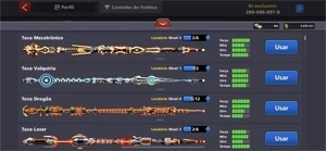 Conta 8 Ball Pool, com 17 lendárias e vip esmeralda