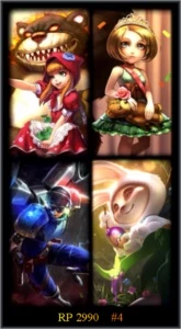 CONTA DE LEAGUE OF LEGENDS UNRANKED 16 Champs - 4 skins LOL