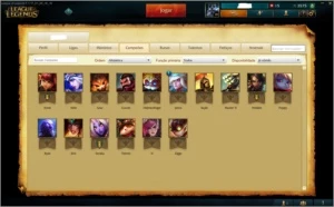 CONTA DE LEAGUE OF LEGENDS UNRANKED 16 Champs - 4 skins LOL