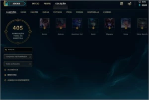 Conta Lol - Skins Raras - Platina Solo e Flex - League of Legends