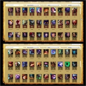 LEAGUE OF LEGENDS CONTA... 50 SKINS E 95 CAMPEÕES - P3 LOL