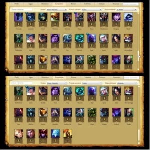 LEAGUE OF LEGENDS CONTA... 50 SKINS E 95 CAMPEÕES - P3 LOL