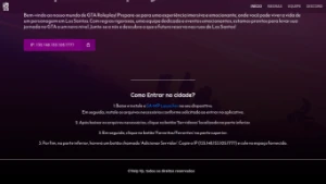 Site Para Cidades Roleplay (Fivem, Samp, Mta, Etc) - Serviços Digitais