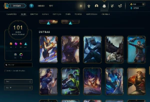 Fullacesso - Conta De 2017 - 101 Skins - Level 309 - 130 Cam - League of Legends LOL