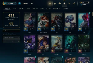 Fullacesso - Conta De 2017 - 101 Skins - Level 309 - 130 Cam - League of Legends LOL