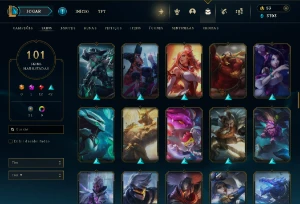 Fullacesso - Conta De 2017 - 101 Skins - Level 309 - 130 Cam - League of Legends LOL