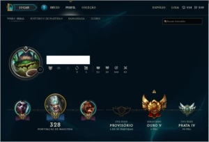 league of legends Gold V (+ de 100 skins) LOL