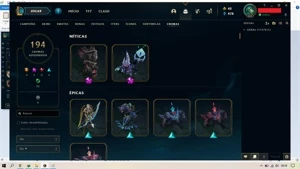 CONTA LOL COM TODAS AS SKINS(1359 ATÉ O MOMENTO) - League of Legends