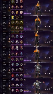 Conta Free Fire Com Conjuto Naruto Completo E Muito Mais