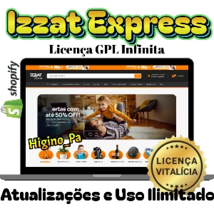 Tema Shopify Izzat Express + Atualizações - Others