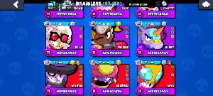 Conta Brawl Stars com 66k de troféu
