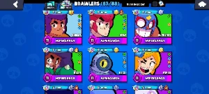 Conta Brawl Stars com 66k de troféu