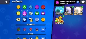 Conta Brawl Stars com 66k de troféu