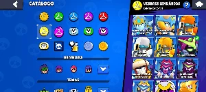 Conta Brawl Stars com 66k de troféu