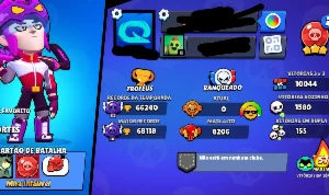 Conta Brawl Stars com 66k de troféu