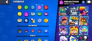 Conta Brawl Stars com 66k de troféu