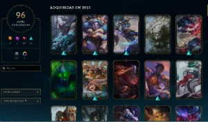 Conta Lol Com Todos Os Campeões  - G1 / 96 Skins - League of Legends