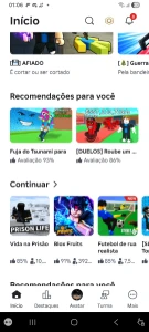Conta de roblox