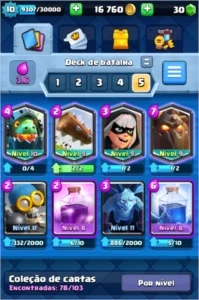 Conta Clash Royale 4 Lendarias / LVL 10/ 3200 Trofeus BARATO