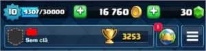 Conta Clash Royale 4 Lendarias / LVL 10/ 3200 Trofeus BARATO