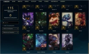 Conta lol League of Legends - Platina 1