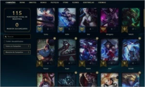 Conta lol League of Legends - Platina 1