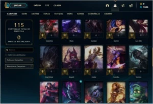 Conta lol League of Legends - Platina 1