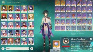 CONTA XIAO C1 + JADE  ZHONGLI + RAIDEN + DILUC + MONA / AR55 - Genshin Impact