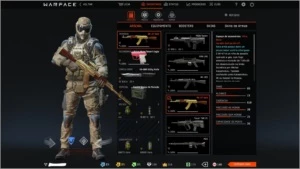 Vende-se conta level up com 2 contas de Warface com warbox