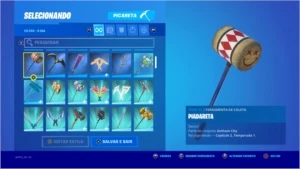 Conta Fortnite - 313 Skins; 106 Picaretas.