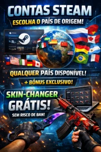 Conta Steam + Skin Changer - Counter Strike CS