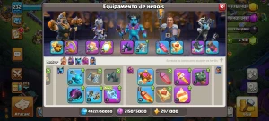 Centro De Vila 18 Semi Full + 5.9K Gemas - Clash of Clans