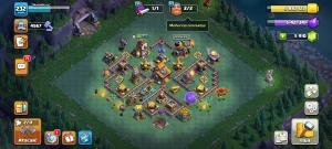 Centro De Vila 18 Semi Full + 5.9K Gemas - Clash of Clans