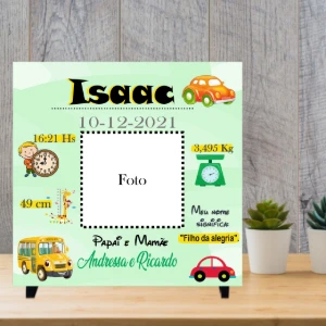 Azueljo lembrança cheguei! - Artesanato e Personalizados