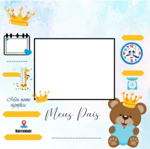 Azueljo lembrança cheguei! - Artesanato e Personalizados