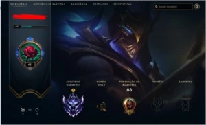 Conta Diamante 3 (dropada do mestre) - League of Legends LOL