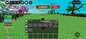 Conta Grow A Garden - Roblox