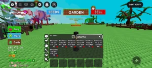 Conta Grow A Garden - Roblox