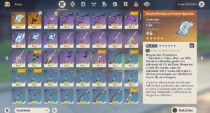 AR24 - Itto com Chifres + Jean + Oração Perdida + 15 tiros - Genshin Impact