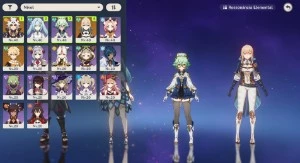 AR24 - Itto com Chifres + Jean + Oração Perdida + 15 tiros - Genshin Impact