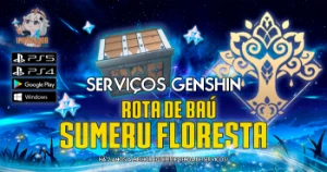 Serviços Genshin - Coleta de baús : Sumeru floresta 