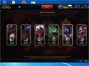 Conta lvl 23 Promoçao de natal - League of Legends LOL